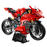 Ducati Panigale V4 S Motorcycle 1603PCS Building Blocks 42202 MOC Bricks Ducati Panigale V4 S Building Blocks
